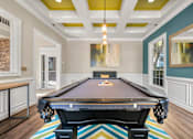 Thumbnail 24 of 42 - Clubhouse with Pool Table at Bridgewater Apartments, Georgia