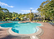 Thumbnail 21 of 42 - Swimming Pool Area at Bridgewater Apartments, Duluth, GA