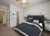 Thumbnail 5 of 19 - Bedroom Feels Large and Spacious with Impressive 9 Foot Ceilings and Large Walk-In Closets at Cambridge Square Apartments, Overland Park, KS 66211