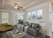 Thumbnail 3 of 19 - Living Room space at Cambridge Square in Overland Park, KS