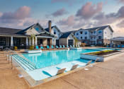 Thumbnail 16 of 17 - take a dip in the resort style pool at villas at houston levee west apartments