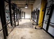Thumbnail 23 of 23 - the bikes are lined up in the bike rack in the back of the space at Conwood Flats, Tennessee, 38107