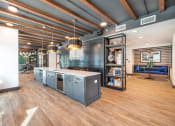 Thumbnail 30 of 41 - Kitchen lounge at Deca Apartments, Greenville, South Carolina