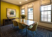 Thumbnail 16 of 34 - Cyber Cafe with Coffee Station and Work Areas for Residents at Echo at North Pointe Center Apartment Homes, Alpharetta, GA 30009