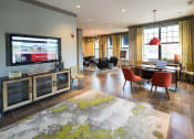 Thumbnail 12 of 34 - Stunning Modern Design Community Clubhouse with Ample Space and Amenities at Echo at North Pointe Center Apartment Homes, Alpharetta, GA 30009
