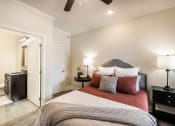 Thumbnail 6 of 30 - a bedroom with a bed and a closet  at Arlo Luxury homes Apartments, Little Rock, AR,72210