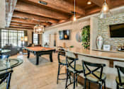Thumbnail 3 of 28 - Gorgeous Intimate Resident Clubhouse with WiFi Cyber Cafe, TV, Bar Tables and Chairs at Ashby at Ross Bridge, Hoover