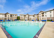 Thumbnail 12 of 29 - Breezy Clear Blue Pool at McKenzie Park Apartments, Little Rock, Arkansas