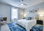 Thumbnail 4 of 29 - Bedroom with a Ceiling Fan at McKenzie Park Apartments, Arkansas