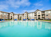 Thumbnail 1 of 29 - Blue Cool Swimming Pool at McKenzie Park Apartments, Little Rock, AR