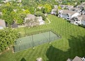 Thumbnail 11 of 26 - Aerial Tennis Court at Sandstone Creek, Overland Park, KS, 66223