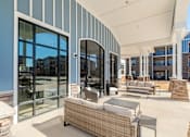 Thumbnail 32 of 43 - Outdoor Patio at The One at Spartanburg, Spartanburg