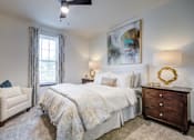 Thumbnail 8 of 38 - Modern Bedroom at The Ridge at Chenal Valley Apartments, Little Rock, 72223