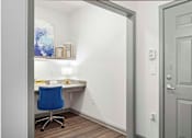 Thumbnail 11 of 38 - Home office with a desk at The Shallowford Apartments, Tennessee