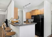 Thumbnail 16 of 38 - Fully Equipped Eat-In Kitchen at The Shallowford Apartments, Chattanooga, TN