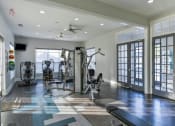 Thumbnail 21 of 27 - a gym with weights and cardio equipment in a home at The Shallowford, Chattanooga