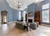 Thumbnail 10 of 33 - Clubroom with Chandelier at Trailside at Greenline, Cordova, TN