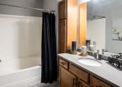 Thumbnail 9 of 25 - Bathroom with extra storage at Grand Island Apartments, Tennessee