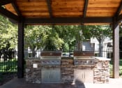 Thumbnail 22 of 36 - On Site Grilling Area at Grove Point, Norcross, GA