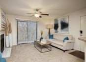 Thumbnail 3 of 22 - Modern Living Room at Hampton Woods, Shawnee, Kansas