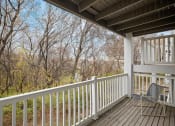 Thumbnail 13 of 22 - Spacious Balcony at Hampton Woods, Shawnee, KS