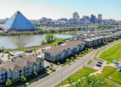 Thumbnail 18 of 18 - Harbor Island Aerial View at Harbor Island Apartments, Memphis