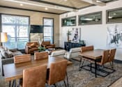 Thumbnail 12 of 18 - Resident Clubroom with Ample Seating at Harbor Island Apartments, Memphis, Tennessee