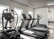 Thumbnail 23 of 37 - Fitness center at Harbor Side at Conwood Flats Apartments in Uptown Memphis, TN