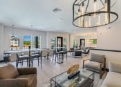 Thumbnail 14 of 18 - Clubhouse and dining area  at Harrison Apartments, Sarasota, Florida