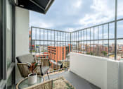 Thumbnail 14 of 38 - Outward Balcony at Iris Luxury Apartments, Memphis Tennessee  