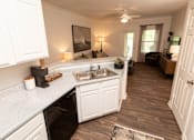 Thumbnail 7 of 38 - Modern Kitchen at Lakeside Villas Apartments, Hampton, GA, 30228
