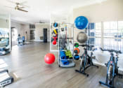Thumbnail 16 of 25 - Fitness Equipment at One Rocky Ridge Apartment, Georgia
