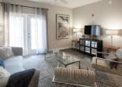 Thumbnail 6 of 25 - Living Room at One Rocky Ridge Apartment, Georgia