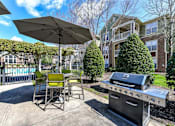 Thumbnail 25 of 41 - Grilling Area at Alden Place at South Square Apartments, Durham, NC 27707
