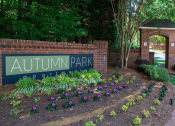 Thumbnail 36 of 36 - Entrance Sign at Autumn Park Apartments, Charlotte, NC 28262