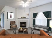 Thumbnail 14 of 39 - Living Room with decor and lights at Paradise Island, Jacksonville, FL, 32256