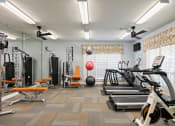 Thumbnail 13 of 31 - Fitness Center equipment at Park Summit Apartments in Decatur, GA 30033