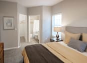 Thumbnail 8 of 31 - Spacious Bedroom with Attached Bathroom and Closet at Polos at Hudson Corners Apartments, South Carolina 29650
