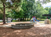 Thumbnail 7 of 13 - Outdoor Fire pit at Serene at Creekstone Apartments, Athens, GA, 30601