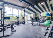 Thumbnail 9 of 13 - Fitness Center With Modern Equipment  at Serene at Creekstone Apartments, Athens, GA