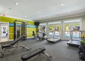 Thumbnail 17 of 33 - Fitness Center with Cardio Machines located at St. Andrews Apartments in Johns Creek, GA 30022
