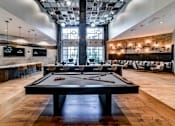 Thumbnail 12 of 28 - Clubhouse With Billiards Table at Station at Old Town, Texas, 75057