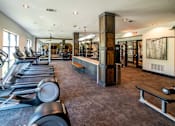 Thumbnail 19 of 28 - Fitness Center at Station at Old Town, Lewisville, TX, 75057
