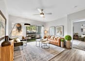 Thumbnail 2 of 48 - Living Room With Plenty Of Natural Lights at The Ambrose, Houston, TX, 77040