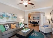 Thumbnail 6 of 39 - Model living room  at The Berkeley Apartments, Georgia, 30096