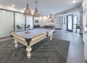 Thumbnail 26 of 33 - clubhouse with pool table at the preserve at great pond apartments in windsor tx at The Haven, Atlanta, GA