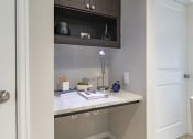 Thumbnail 7 of 33 - built-in computer desk and cabinets at The Haven, Atlanta Georgia