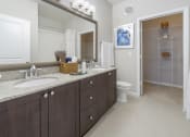 Thumbnail 12 of 33 - bathroom with double vanities at The Haven, Atlanta, GA 30329