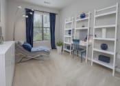 Thumbnail 8 of 33 - bedroom with desk and chair at The Haven, Atlanta