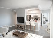 Thumbnail 8 of 37 - Staged Living Room at The Moorings, League City